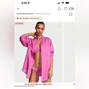 Victoria's Secret Pink Button Down Shirt